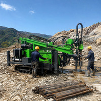 Foreuse de mine pour exploration, profondeur 600m 800m 1000m, machine de forage carottier diamanté entièrement hydraulique pour l'exploitation minière, à vendre