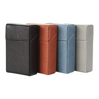 Erliao Nouvelle Boîte à Cigarettes Portable en Cuir, Étui à Tabac de Luxe en Gros, Boîtes à Cigarettes Vides, Étui à Tabac Personnalisable avec Logo
