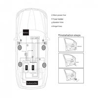 Haut-parleur mini-dôme à haute efficacité 120W, haut-parleur 12V, audio automobile, haut-parleur pour système audio de voiture, 2 pièces/paire