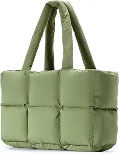 OEM nhà máy phụ nữ lớn puffer PURSE Puffy Tote Túi dupes Trọng lượng nhẹ handmade Nylon túi dệt Vai Túi Xách