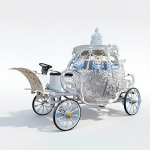 Carruaje Eléctrico de Lujo 2025 para Navidad, con Relieve, Cómodo, Estilo Europeo, para Bodas y Turismo, Diseño de Calabaza - Product Image 2