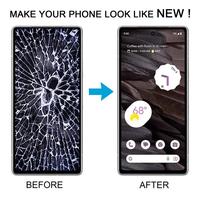 Écran LCD TFT OEM avec numériseur et châssis complet pour Google Pixel 7a GWKK3 G82U8