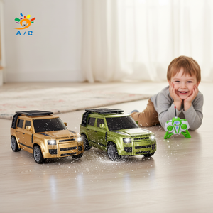 Auto RC Hobby Grade AJB 27M Hz 1/14 a 6 Canali con Funzione Spray, Regalo per Bambini, Veicolo Fuoristrada Telecomandato - Product Image 1