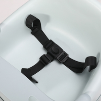 Chaise haute de salle à manger pour bébé 3-en-1 siège de bain pour bébé accessoires avec plateau auto-rangement