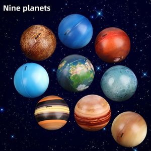 Jincan Eight Planets - Pelota de Esponja Sólida de 6 cm con Estampado de Colores, Juguete Educativo Temprano de PU de Rebote Lento para Niños y Niñas - Product Image 4