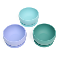 Ensemble bol et cuillère, nouvelle arrivée, vente flash, 100% silicone de qualité alimentaire, assiette à dîner pour bébé, forme personnalisée, bol d'alimentation à ventouse