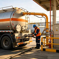 Semi-remorque citerne à carburant 420L, structure stable, semi-remorque citerne de transport de pétrole pour le marché africain