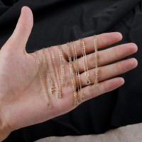 Collier tendance avec pendentifs en lettres de l'alphabet, bijoux de luxe pour femme, charmes en or personnalisés, CZ brillant, lettres mélangées, petites initiales, 26 lettres