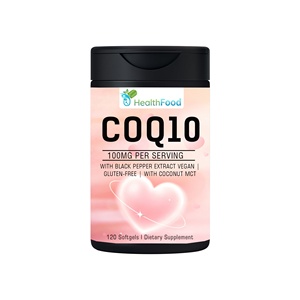 Cápsulas Blandas de COQ10 de Buena Calidad, Mejoran la Producción de Energía Celular para Promover la Salud del Corazón con Suplemento Dietético - Product Image 1