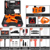 Gato eléctrico para coche 5T, herramienta de elevación, equipo de emergencia, herramienta de reparación de coches, gato hidráulico eléctrico compatible con SUV y garaje
