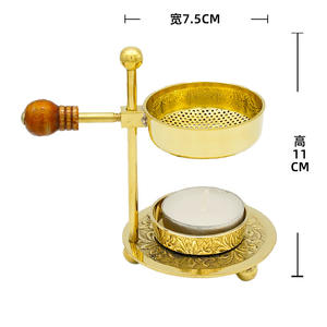 Un beau brûleur d'encens au design réglable et un brûleur d'encens décoratif à <span class=keywords><strong>bougie</strong></span> au charbon de bois chauffé à la résine pour la maison - Product Image 5