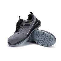 Chaussures de sécurité JIANKUN anti-écrasement/anti-perforation, antistatiques, 6KV, en cuir de vachette suédé, avec embout composite pour hommes et femmes, soudeurs, bottes de travail
