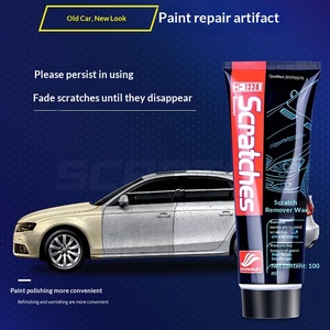 Cire de réparation profonde pour rayures de <span class=keywords><strong>voiture</strong></span> Yi Ju – Polissage de surface de peinture solide, élimine les rayures et les marques – Universel pour voitures noires et blanches en tube - Product Image 2