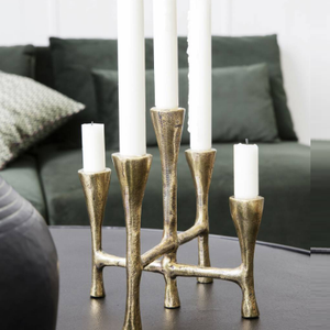 Candélabre en fer forgé fête de mariage événement décoration décoration de la maison cadeau salon table métal bougeoir - Product Image 3