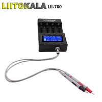 Chargeur de batterie intelligent Liitokala Lii-700 12V/5A, 4 emplacements, charge rapide 3A avec test IR et de capacité pour batteries Li-ion LFP 18650 21700 26650