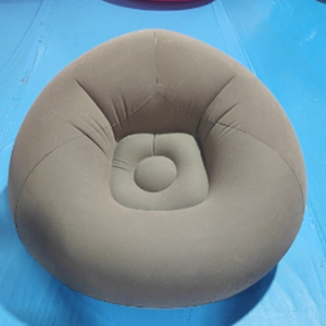 <b>Inflatable</b> <b>Sofa</b> Lazy Beanbag Chair Foldable Outdoor Leisure Air Fill Soft Comfortable Single Seat Multicolor Options - Product Image 2