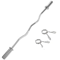Barre de triceps, barre de boucle solide, barre d'haltérophilie de 2 pouces