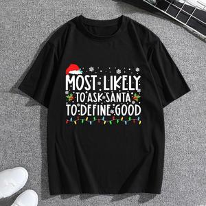 Camiseta de luces navideñas para hombre, camiseta de vacaciones a juego familiar, camisetas divertidas de manga corta, regalo para hombres, mujeres, niños y jóvenes - Product Image 2