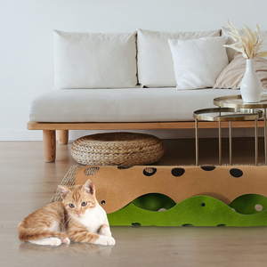 Vui Có Thể Gập Lại Len Mèo Đồ Chơi Thiết Lập Tương Tác Cảm Thấy Đường Hầm Ống Cho Vật Nuôi Chơi - Product Image 6