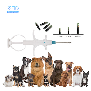 Microchip biocompatible 134,2 KHz FDX-B 1,4*8 mm EM4305 pour chien, <span class=keywords><strong>chat</strong></span>, animaux de compagnie, oiseaux, avec seringue stérilisée - Product Image 5