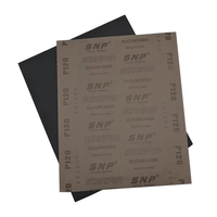 Papier abrasif flexible en carbure de silicium 9x11 pouces, à dos en latex, pour ponçage humide et sec, idéal pour la retouche automobile