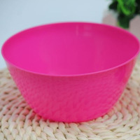 Kleurrijke PP plastic schaal voor snacks, kruiden en fruitsalades, milieuvriendelijk, BPA-vrij, duurzaam, stapelbaar, niet-toxisch