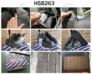 Chaussures de sécurité à embout d'acier pour chantier LXG, anti-perforation, prix bas, bottes de travail au Kenya HSB263 - Product Image 5