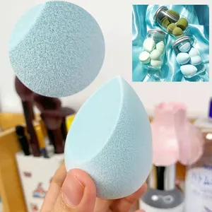 Esponja de Maquillaje de Microfibra de Doble Uso, Húmeda y Seca, con Borla de <span class=keywords><strong>Terciopelo</strong></span> para Polvo - Product Image 5