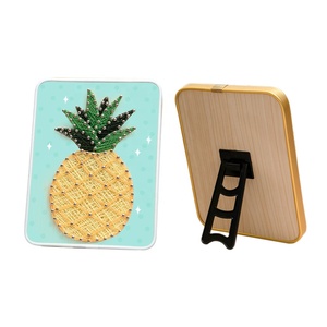 ชุดงานฝีมือไม้ DIY แบบยูนิเซ็กซ์ งานศิลปะเชือกแบบปรับแต่งได้สำหรับเด็ก - Product Image 2