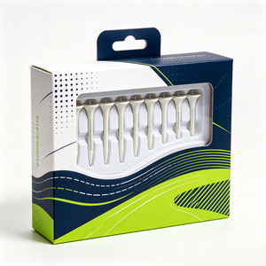 Boîte d'emballage en carton imprimé personnalisée pour tee de golf - Product Image 3