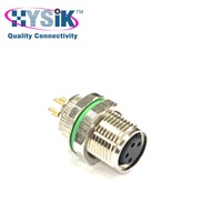 Conector de Panel con Tornillo M8, con Cable, Protección IP67, Cables Blindados para Soldar, 3 y 4 Pines, para Interruptores y Sensores