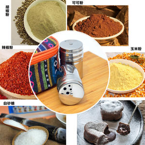 Pot à épices d'extérieur en acier inoxydable avec couvercle perforé, hermétique, portable, pour camping, couleur argent - Product Image 5