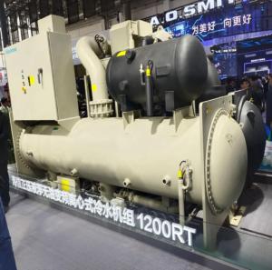 Refroidisseur centrifuge Hisense à double compresseur, à roulement flottant sous liquide, refroidi par eau, sans huile, haute efficacité, 265 kW, R-404A - Product Image 2