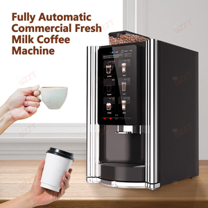 Machine à café expresso automatique à nettoyage automatique Distributeurs automatiques Plus de 10 saveurs de boissons chaudes avec moulin à café frais - Product Image 2