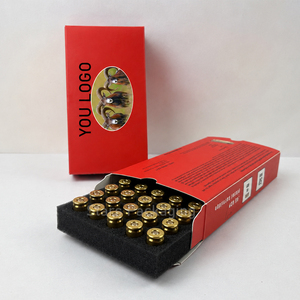 Boîte de munitions en carton personnalisée de haute qualité, imprimée, pour calibres 9 mm, .223, .222, .300, emballage en papier avec estampage - Product Image 2