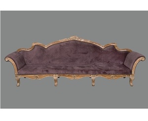 Sofá Cama de Madera Artesanal de Lujo con Elegante Diseño Moderno de Banco Lounge para Sala de Estar, Dormitorio y Suites de Hotel - Product Image 1