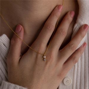 SF366 Collier chaîne pour femme avec zircon pierre <span class=keywords><strong>de</strong></span> <span class=keywords><strong>naissance</strong></span> du mois, haute couleur et couleur préservée - Product Image 5