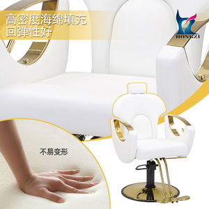 Silla de Peluquería Hidráulica Reclinable Giratoria Hongzhi para Uso Comercial - Product Image 1