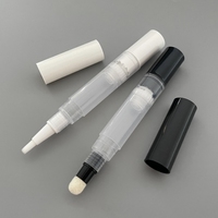 Tube de brillant à lèvres vide en PP de 4,5 ml, haute qualité, tendance, avec pinceau applicateur pour huile à cuticules, multifonctionnel, pour soins de la peau, personnalisable avec logo