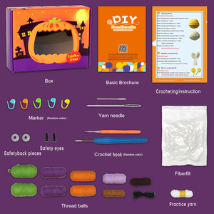 Kit de bricolage de jouets au <span class=keywords><strong>crochet</strong></span> faits à la main <span class=keywords><strong>pour</strong></span> débutants Kit de couture avec suffisamment d'accessoires de fil et de <span class=keywords><strong>crochet</strong></span> <span class=keywords><strong>pour</strong></span> enfants - Product Image 2