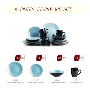 Semtember Promotion Round Kitchen Plates Set Coffee Mug Elegant Clean Easy Fancy Design <b>Dinnerware</b> Set Wedding Celebration for 4 - Product Image 4