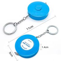 JACK Original Mini Mètre Ruban Souple Auto-Bloquant pour Couturier, Règle de Mesure Corporelle Portable de Poche Double Échelle