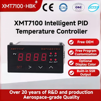 Instrument de contrôle de température intelligent en plastique industriel certifié CE, affichage LED, OEM/ODM XMT-7100