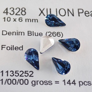 Xác Thực Cho Pha Lê Thủy Tinh Thạch Mô Hình 4328 Lê Fancy Đá Áo-Made Đồ Trang Sức Sang Trọng Thiết Kế Tự Làm Đồ Trang Sức - Product Image 3