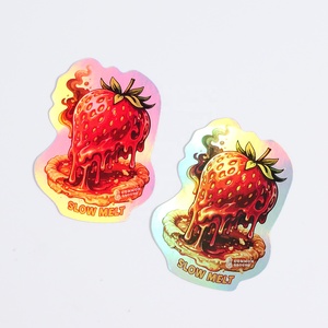 Holographic <strong>Stickers</strong> Custom Logo Die Cut Vinyl <strong>Sticker</strong> Waterproof PVC Decal <strong>Stickers</strong> with Luxury Glitter Foil <strong>Printing</strong> - Product Image 1