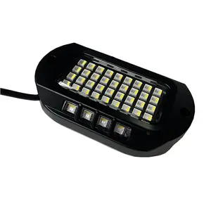 Kingshowstar 44pc 4-in-1Chips RGBW Rock Light Pod Autozubehör Rock Lights Pure White 104 LED Rock light