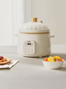 Petit appareil de cuisine pour usage domestique, mijoteuse électrique automatique et manuelle intelligente en céramique de 3,0 L, <span class=keywords><strong>pot</strong></span> à ragoût portable - Product Image 6