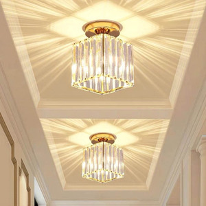 Luminaire de couloir de luxe, minimaliste, moderne, entrée, balcon, luminaires suspendus en cristal pour plafond - Product Image 1