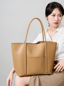 Sac à main en cuir véritable pour femme, motif crocodile, grande capacité, en cuir de vachette première couche, sac à bandoulière - Product Image 4