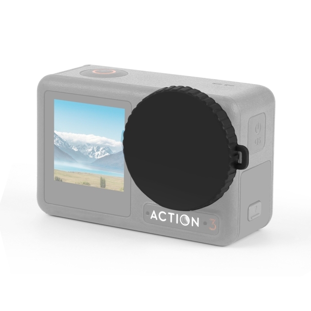 Dropshipping for DJI Osmo Action 4 / 3 Action Camera PULUZ Silicone Lens Cap Scratchproof Professional Protective Lens Cover